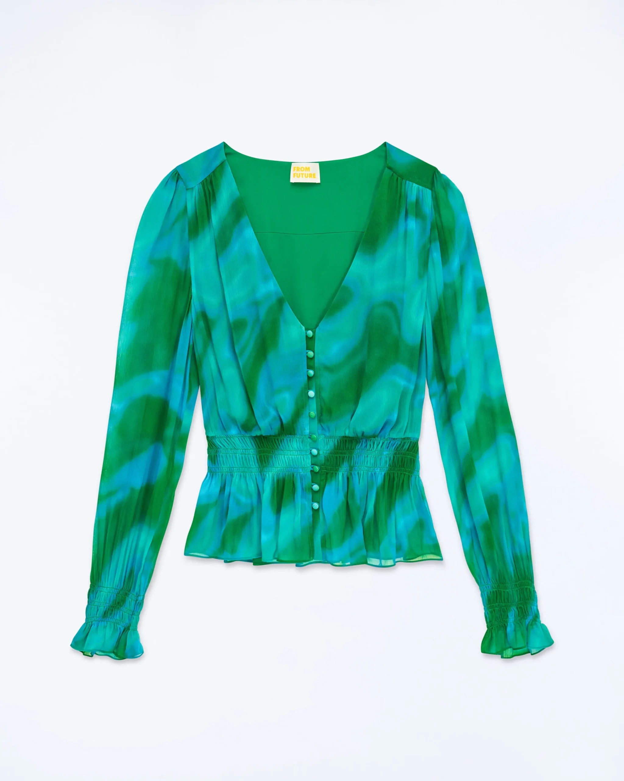 FROM FUTURE Top Manches Longues Golda MarvelousGreen Cheap