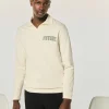 FROM FUTURE T-shirt Col Polo Future Ecru Cheap