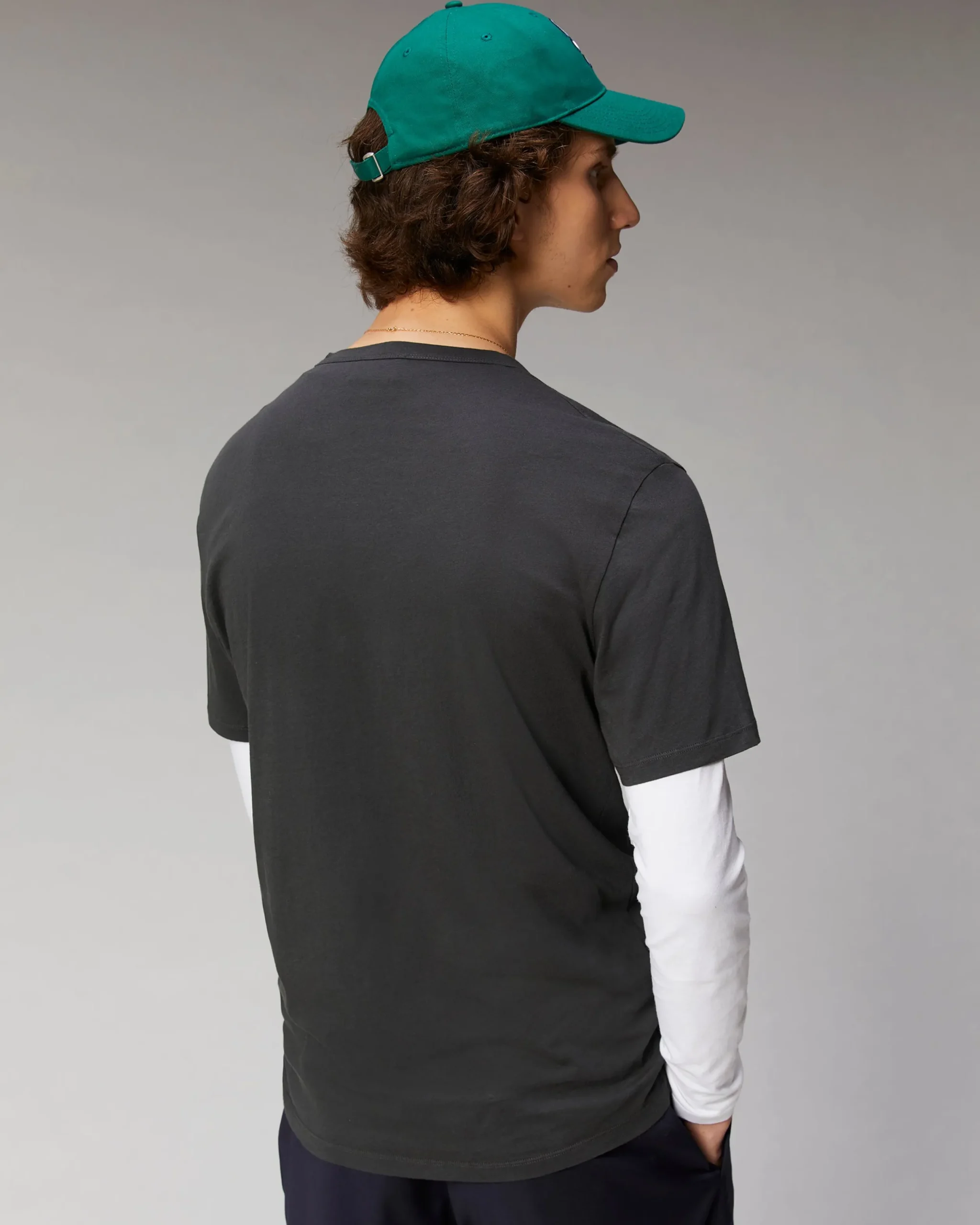 FROM FUTURE T-Shirt Col Rond Basique Anthracite Online