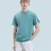 FROM FUTURE T-shirt Col Rond Creative Division WashedGreenAmande Outlet
