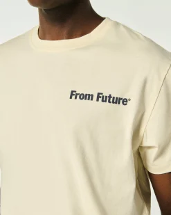 FROM FUTURE T-shirt Col Rond Sable Shop