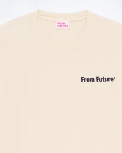 FROM FUTURE T-shirt Col Rond Sable Shop