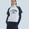 FROM FUTURE T-shirt Col Rond Manches Courtes Future Sable Store