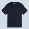 FROM FUTURE T-shirt Col Rond Manches Courtes Navy Hot