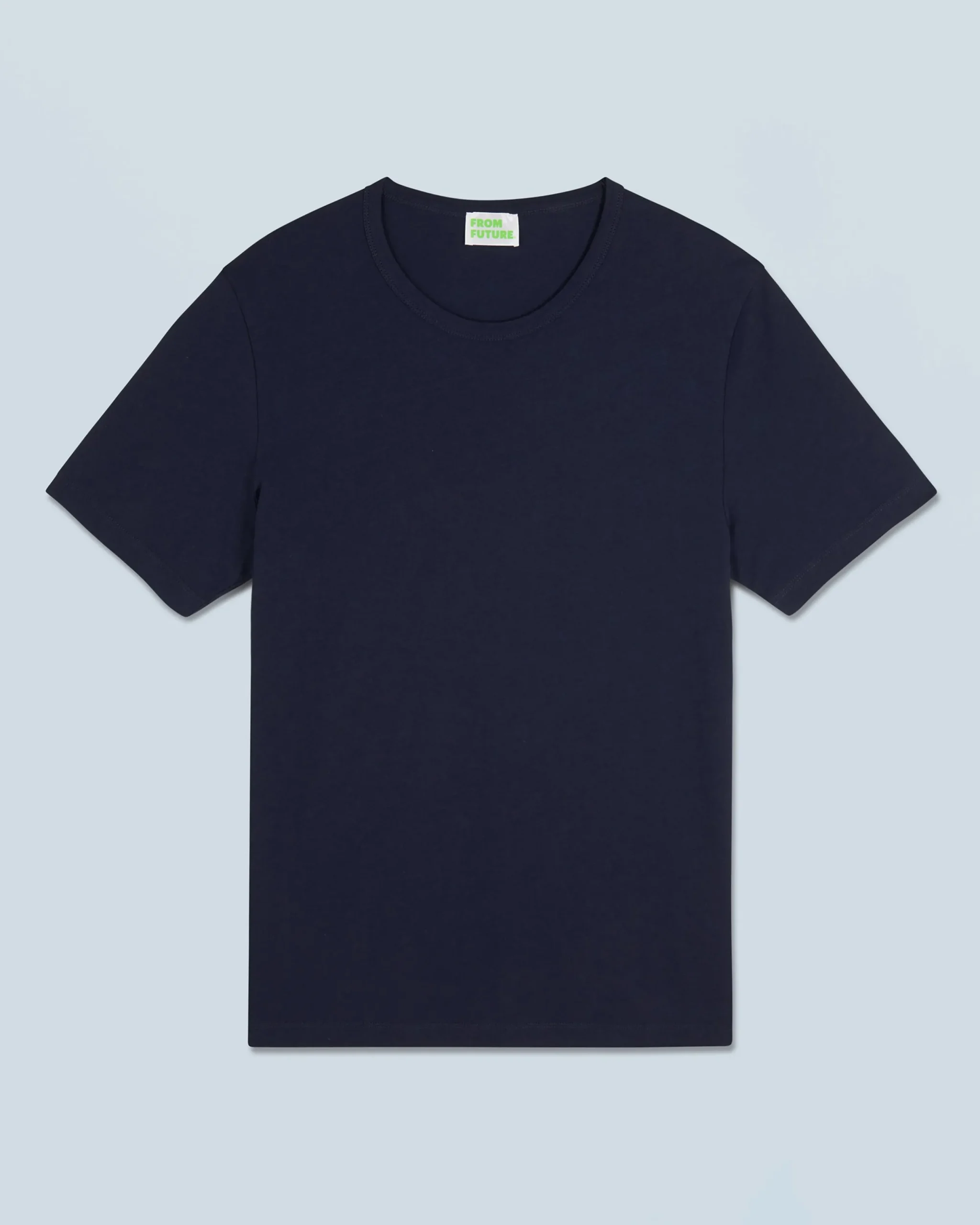 FROM FUTURE T-shirt Col Rond Manches Courtes Navy Hot