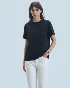 FROM FUTURE T-shirt Col Rond Manches Courtes Noir Clearance