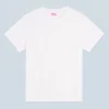 FROM FUTURE T-shirt Col Rond Manches Courtes Blanc Fashion