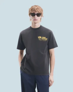FROM FUTURE T-shirt Col Rond Manches Courtes Ups WashedBlack Shop