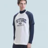 FROM FUTURE T-shirt Col Rond Manches Courtes Future University Sable Outlet