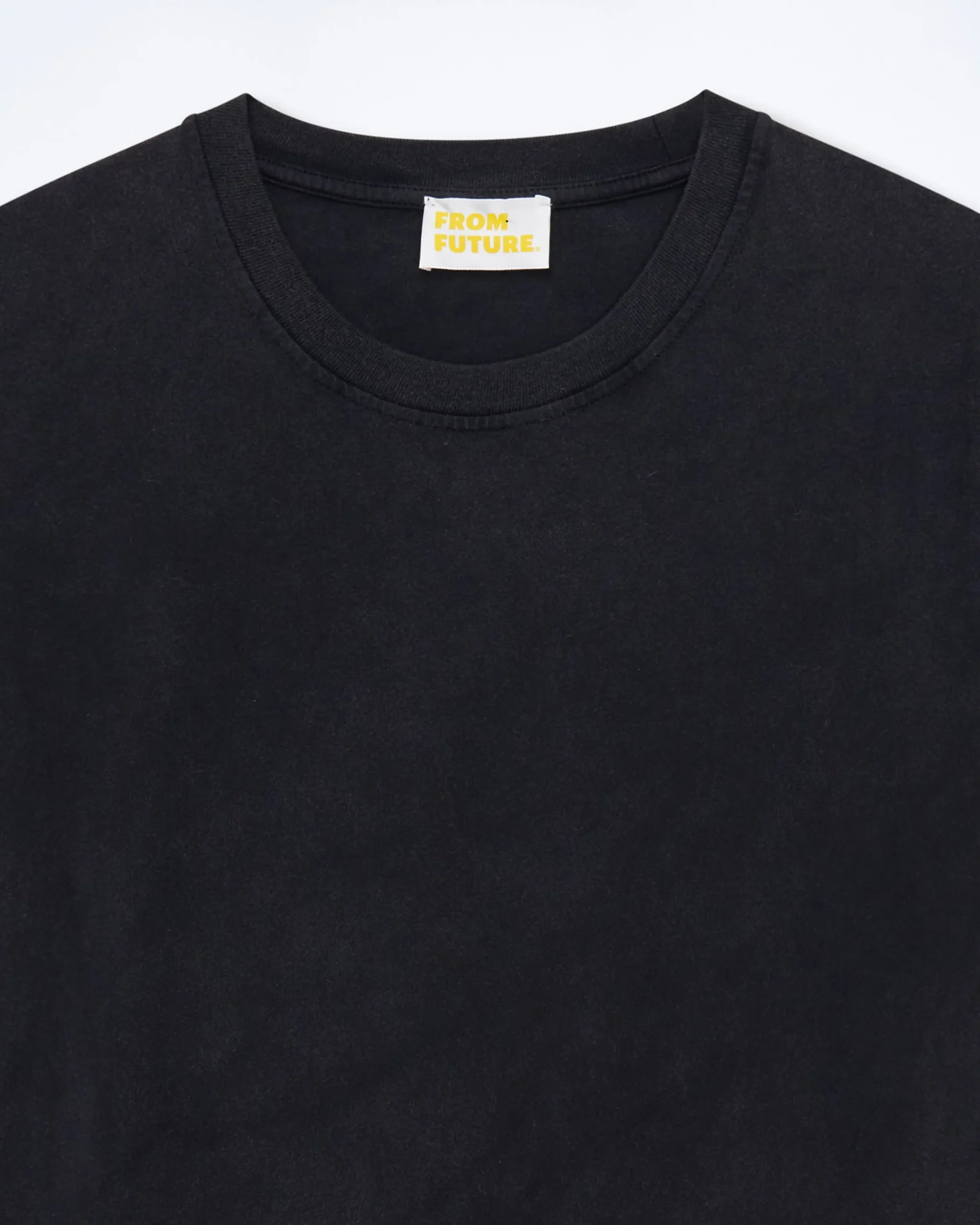 FROM FUTURE T-shirt Col Rond Manches Courtes WashedBlack Best Sale