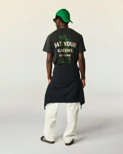 FROM FUTURE T-shirt Col Rond Manches Courtes WashedBlack Cheap