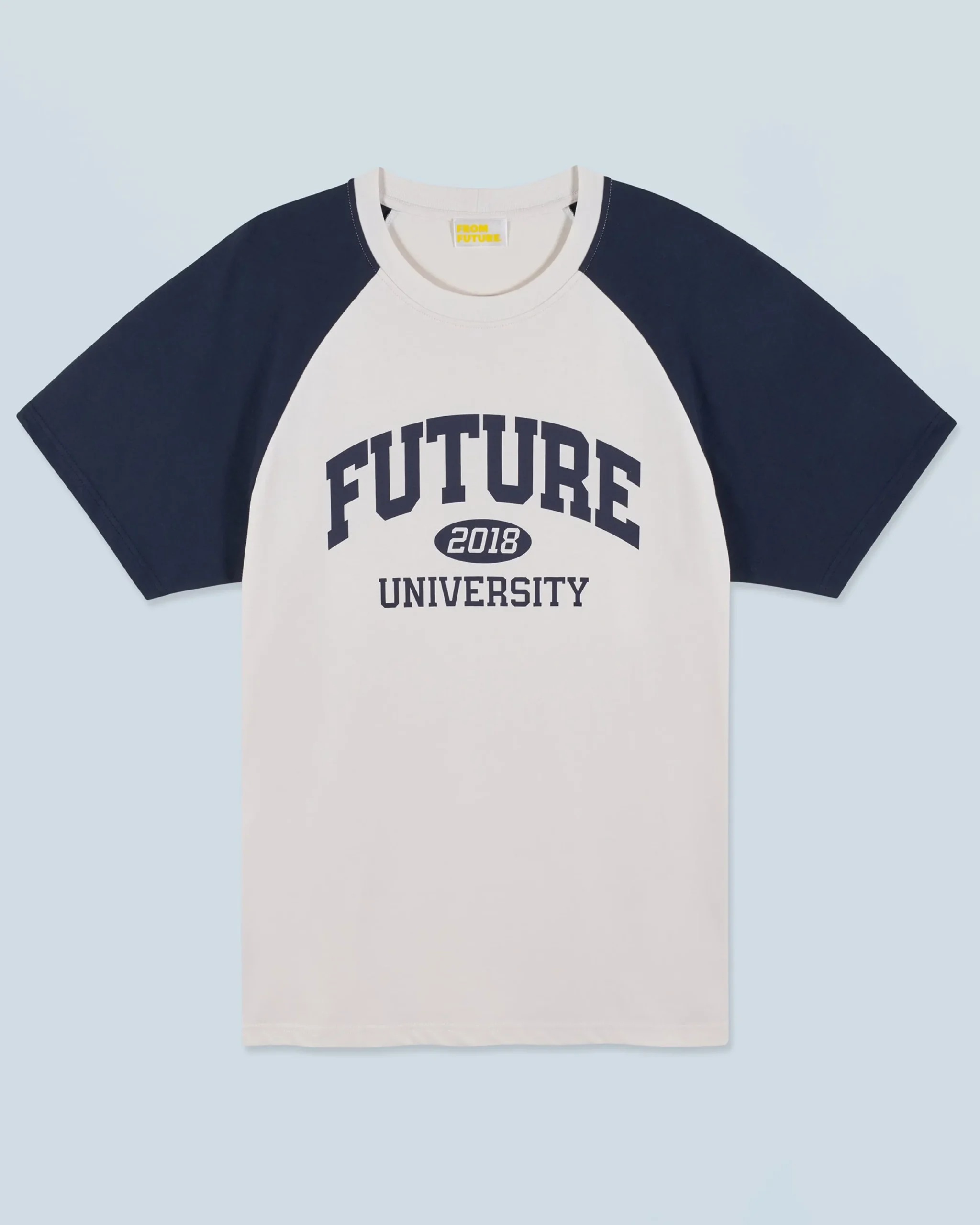 FROM FUTURE T-shirt Col Rond Manches Courtes Future University Sable Outlet