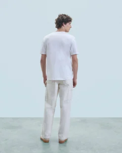 FROM FUTURE T-shirt Col Rond Manches Courtes Blanc Fashion