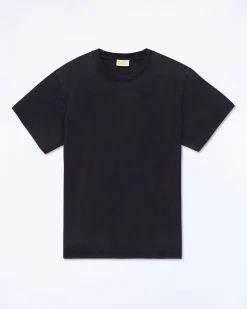 FROM FUTURE T-shirt Col Rond Manches Courtes WashedBlack Cheap