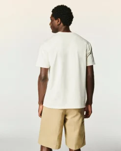 FROM FUTURE T-shirt Col Rond Poche Sable Sale