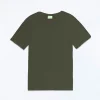 FROM FUTURE T-shirt Col Rond Uni Kaki Fashion