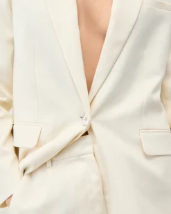 FROM FUTURE Veste Blazer Ecru Discount