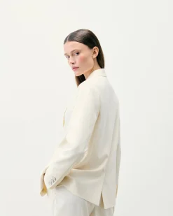 FROM FUTURE Veste Blazer Ecru Discount
