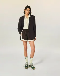 FROM FUTURE Veste Blazer Noir Fashion