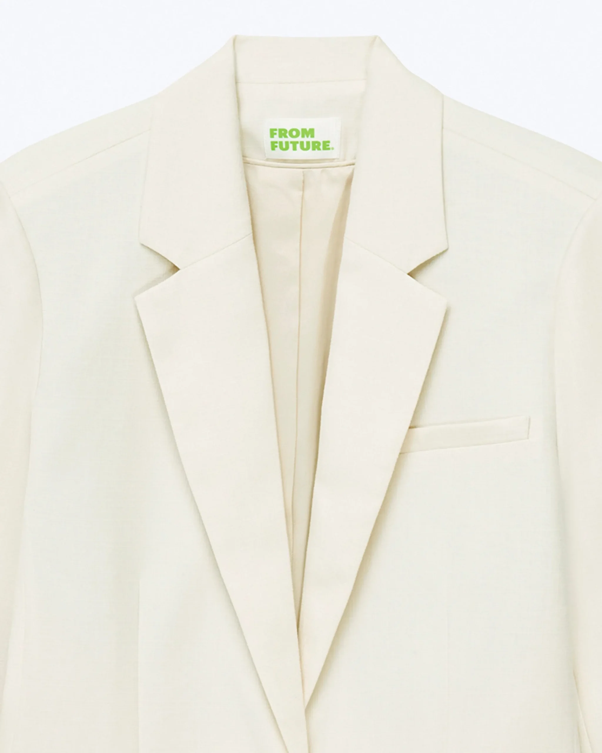FROM FUTURE Veste Blazer Ecru Discount