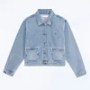 FROM FUTURE Veste Regular BleuClair Sale