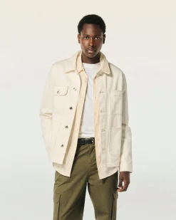 FROM FUTURE Veste Regular Ecru Fashion