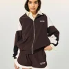 FROM FUTURE Veste Zippé Chocolat Cheap