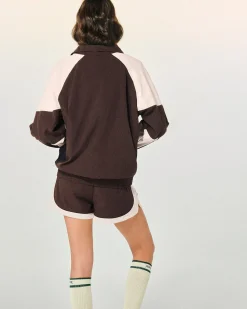 FROM FUTURE Veste Zippé Chocolat Cheap