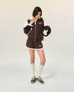 FROM FUTURE Veste Zippé Chocolat Cheap