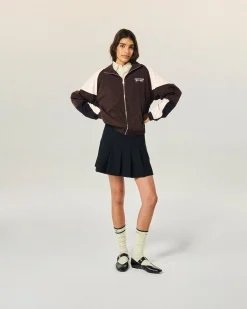 FROM FUTURE Veste Zippé Chocolat Cheap